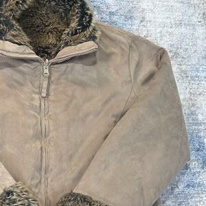 Outback Trading Co Womens Medium Jacket Western Country Workwear Faux Fur